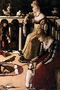 Vittore Carpaccio Two Venetian Ladies Sweden oil painting artist